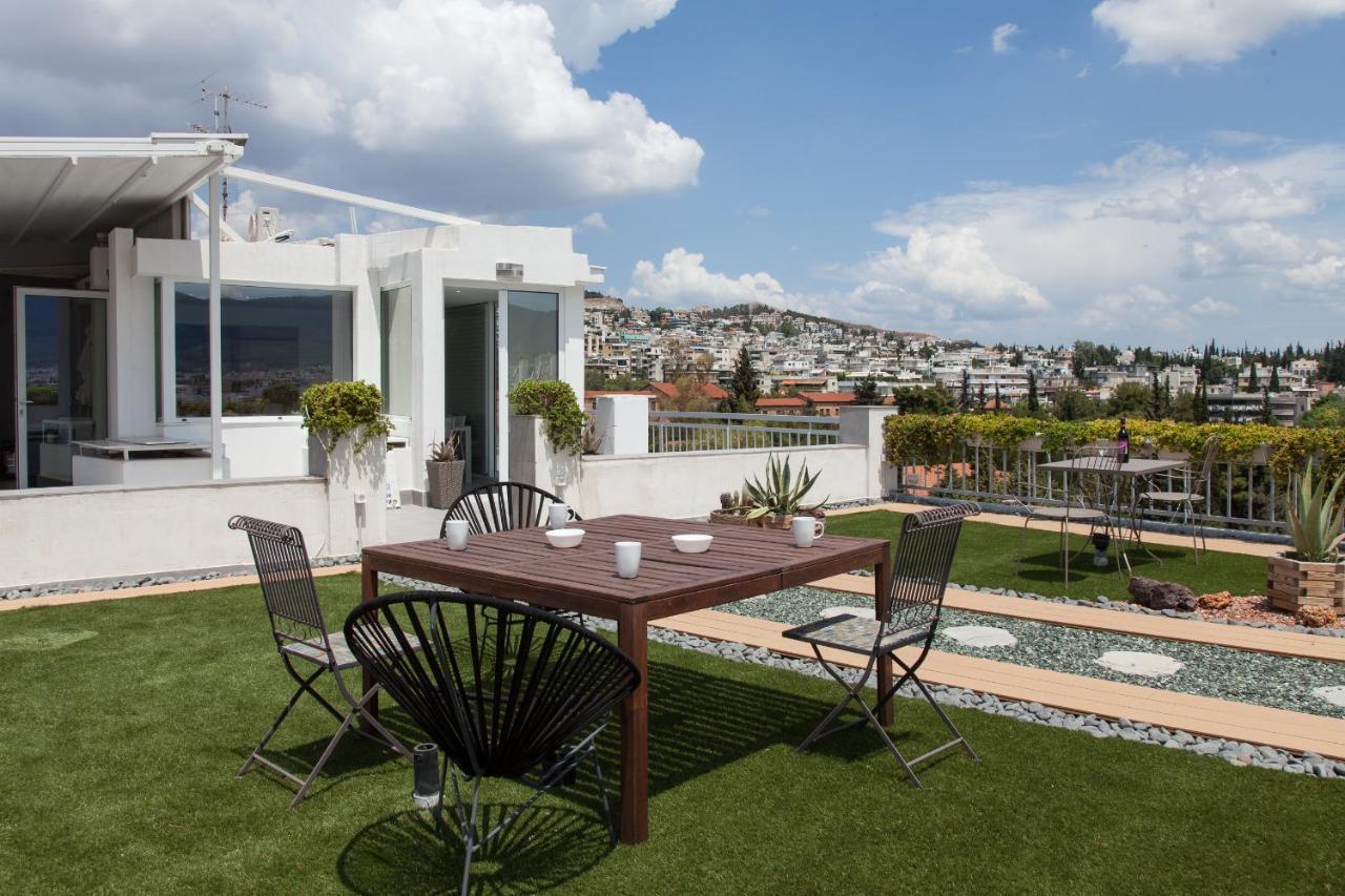 Gorgeous Penthouse With Private Jacuzzi And Amazing View! Διαμέρισμα Αθήνα Εξωτερικό φωτογραφία